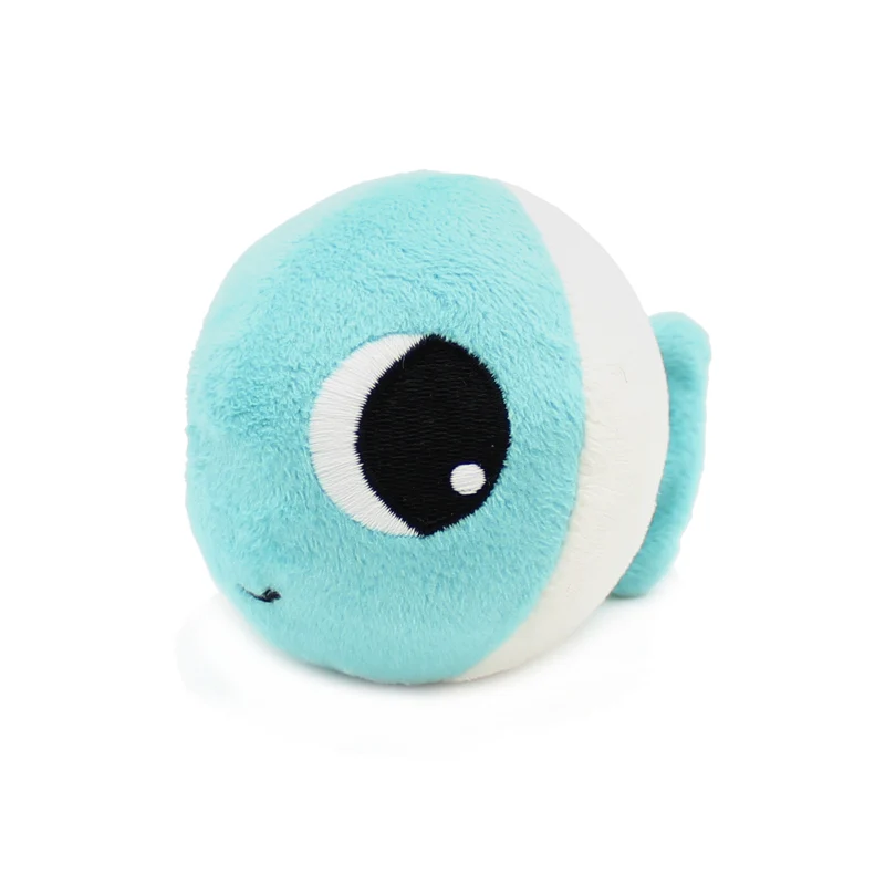 Peluche poisson-clown Bigou maman et son bébé bleu aqua - Les Ptipotos