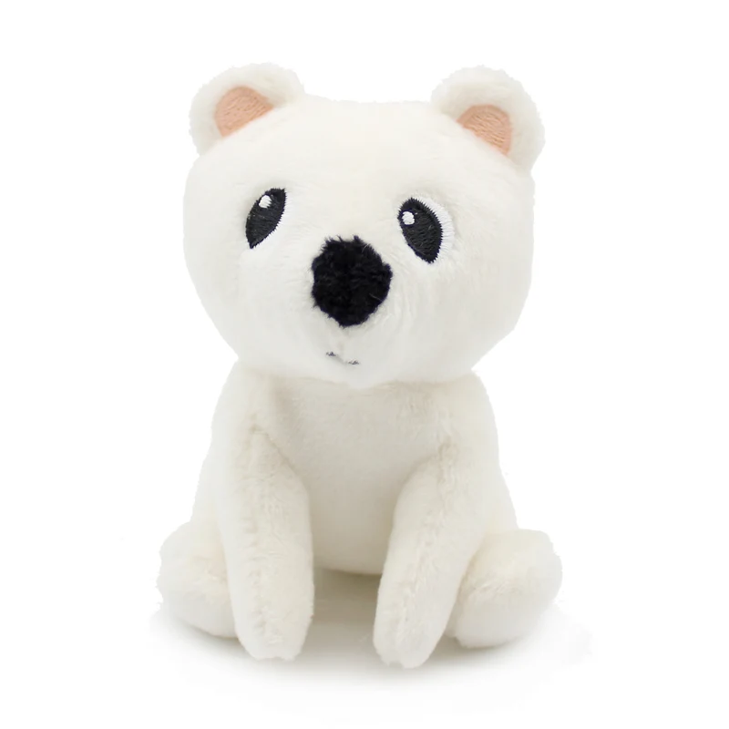 Peluche ours polaire Grobidou maman et son bébé blanc - Les Ptipotos