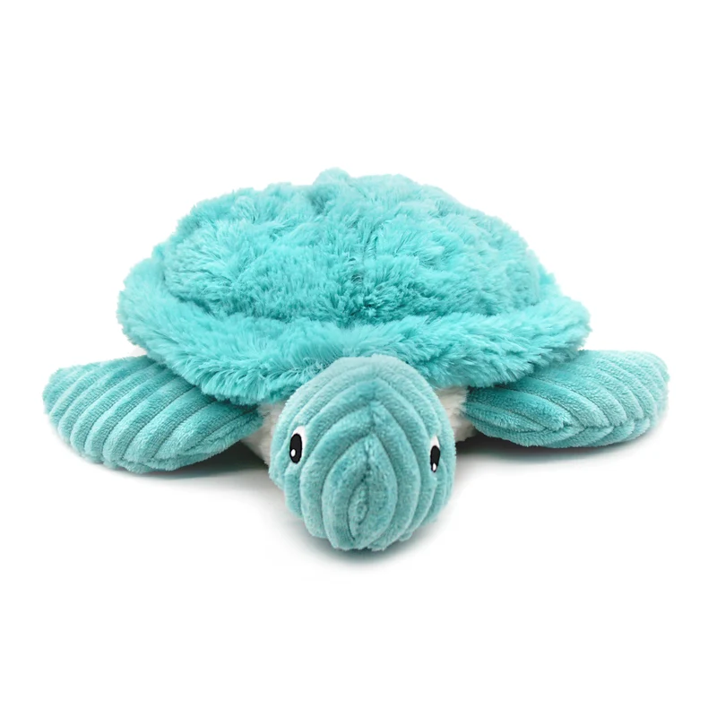Peluche tortue Sauvenou maman et son bébé bleu aqua - Les Ptipotos