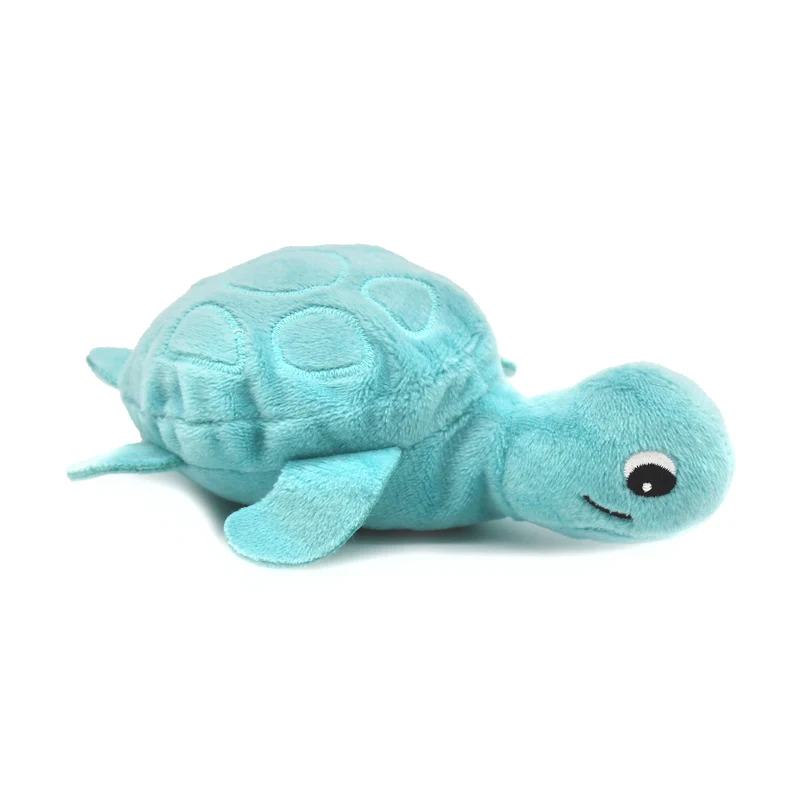 Peluche tortue Sauvenou maman et son bébé bleu aqua - Les Ptipotos