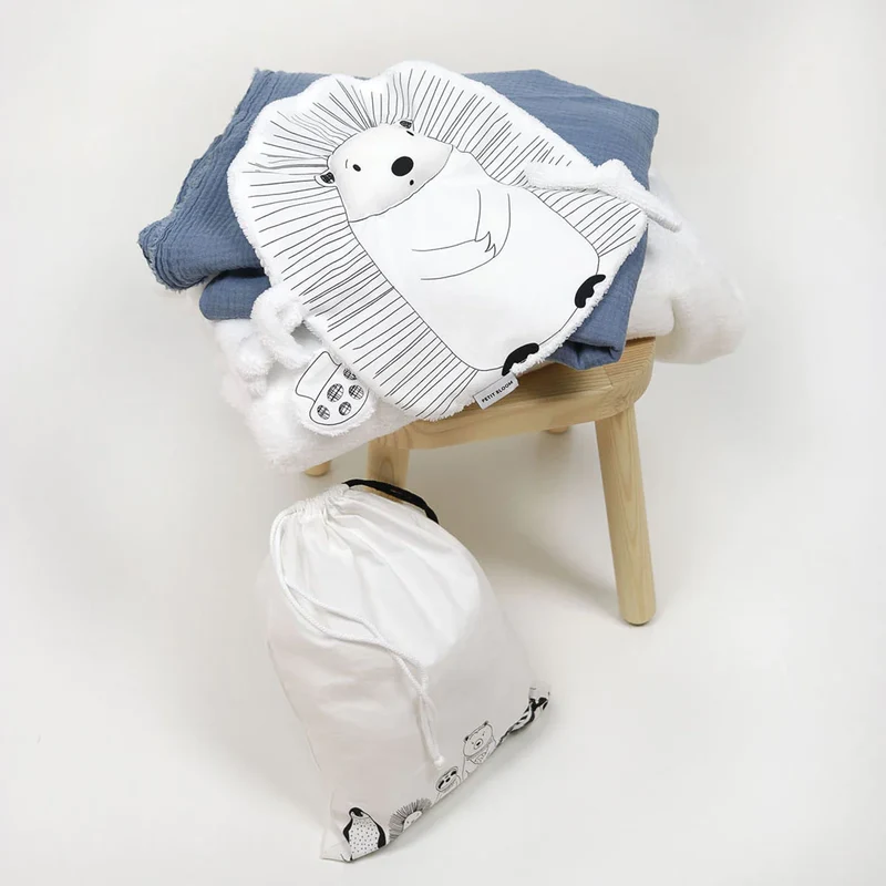 Doudou plat Hérisson Petit Bloom