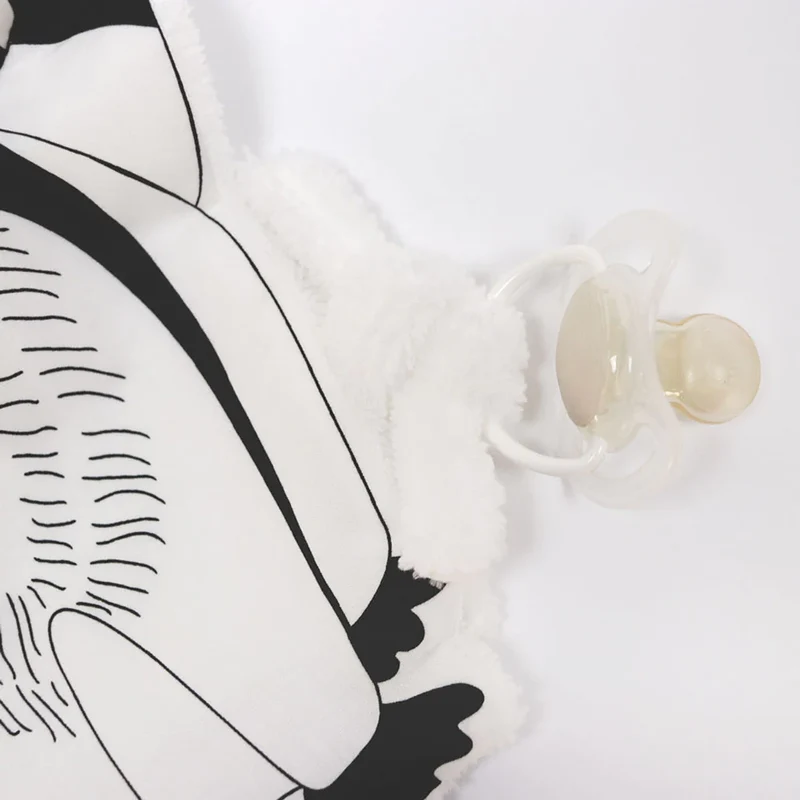 Doudou plat Raton Laveur Petit Bloom : Compagnon de bébé