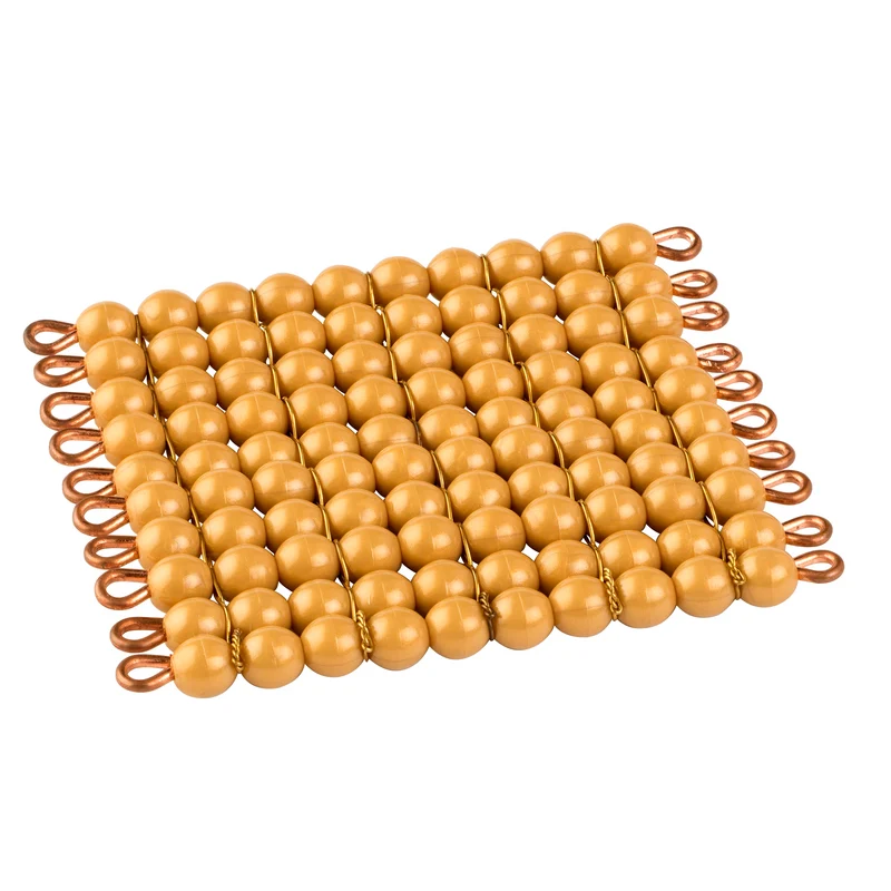 Carré de 100 perles individuelles nylon - Nienhuis AMI