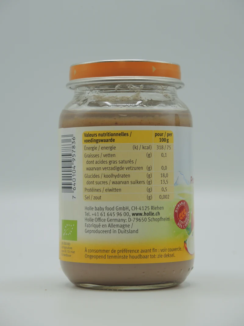 Pomme et pruneau, 190g, Holle