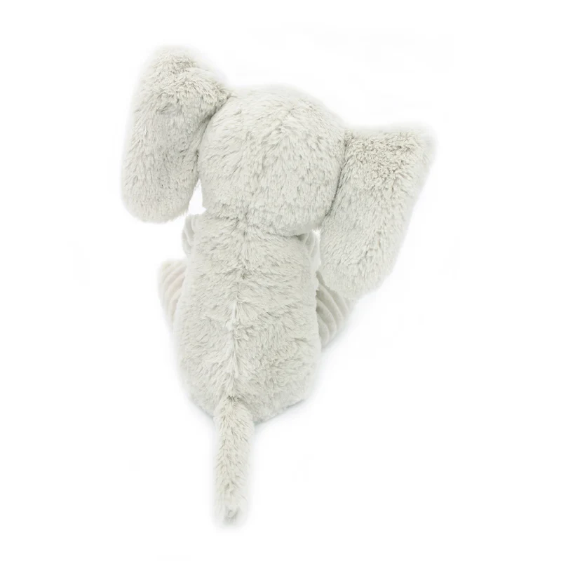 Peluche éléphant Dimoitou maman et son bébé gris clair - Les Ptipotos