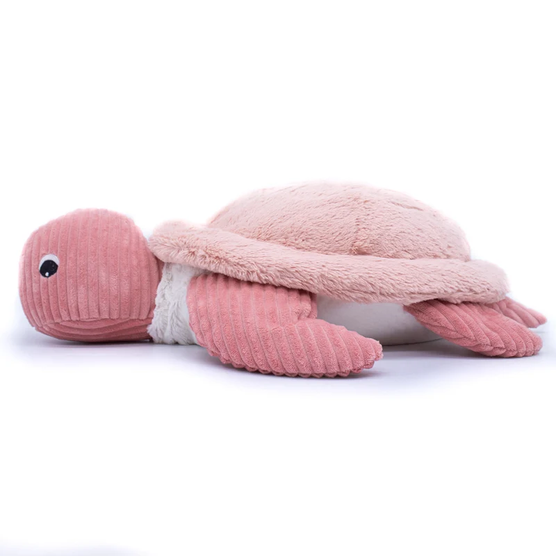 Peluche tortue GÉANTE Sauvenou maman et son bébé rose - Les Ptipotos