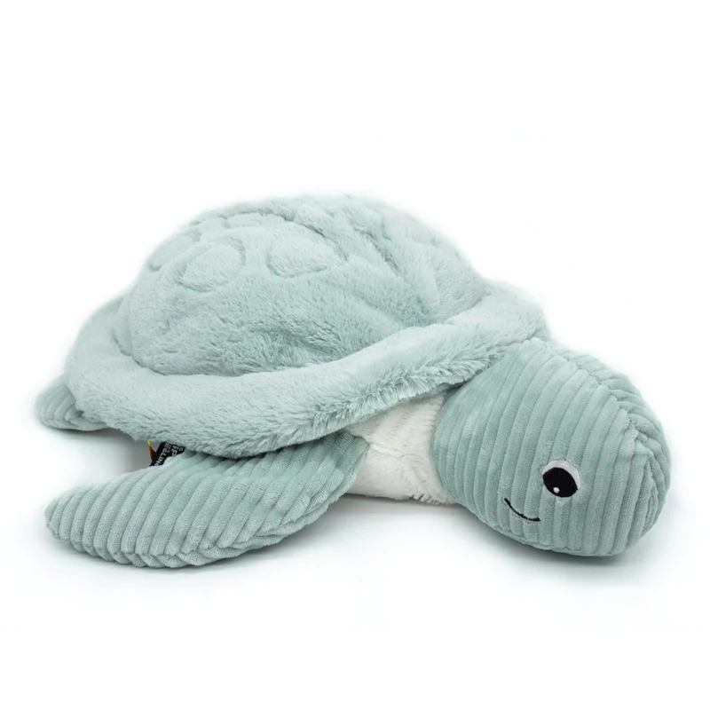 Peluche tortue GÉANTE Sauvenou maman et son bébé menthe - Les Ptipotos