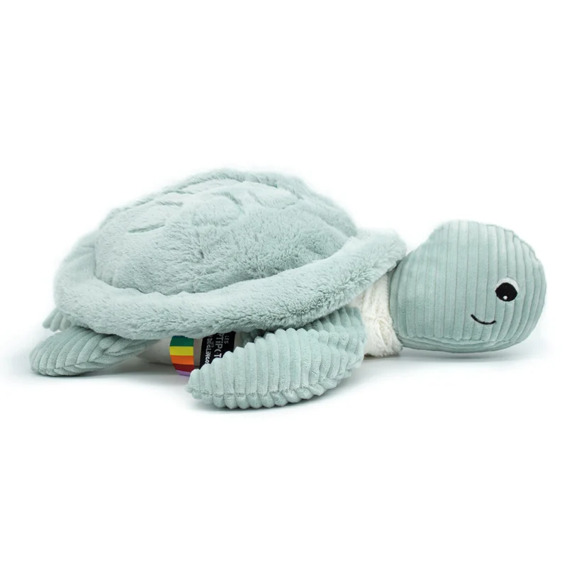 Peluche tortue GÉANTE Sauvenou maman et son bébé menthe - Les Ptipotos