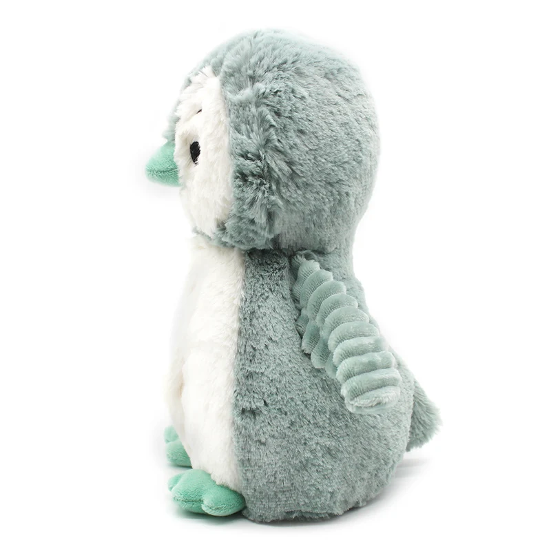 Peluche pingouin Iglou maman et son bébé vert menthe - Les Ptipotos