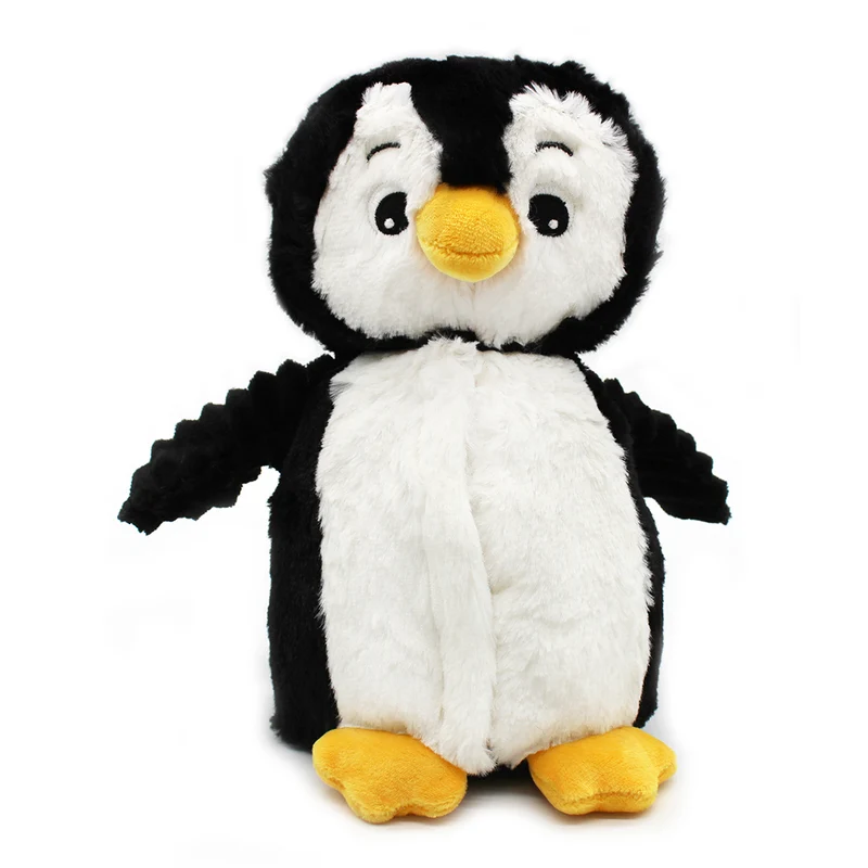 Peluche pingouin Iglou maman et son bébé blanc et noir - Les Ptipotos