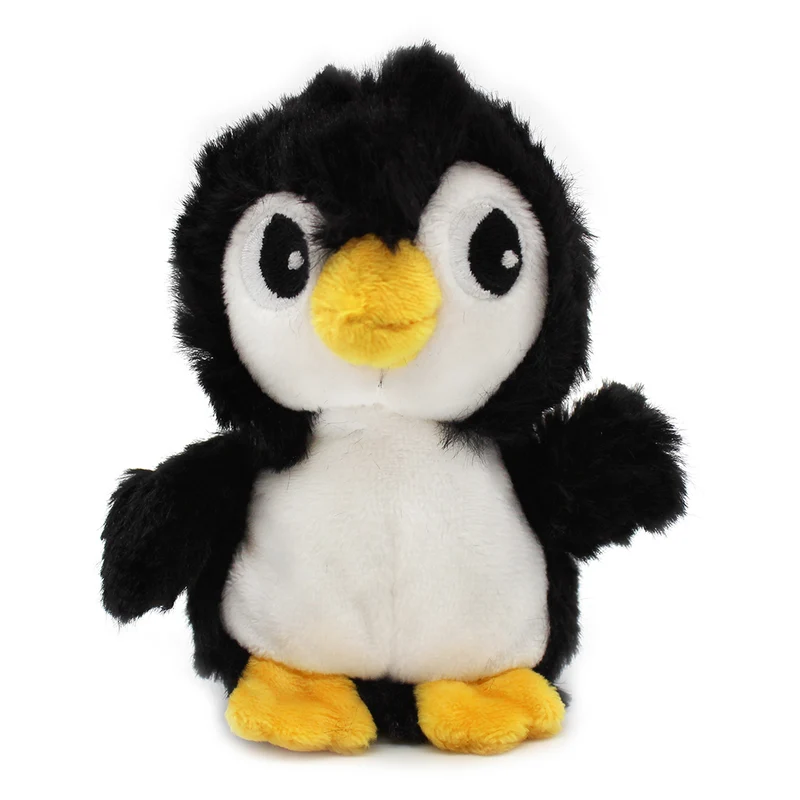 Peluche pingouin Iglou maman et son bébé blanc et noir - Les Ptipotos