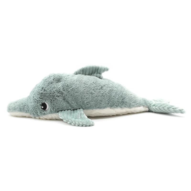 Peluche dauphin Tofou maman et son bébé vert menthe - Les Ptipotos