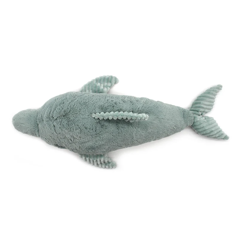 Peluche dauphin Tofou maman et son bébé vert menthe - Les Ptipotos