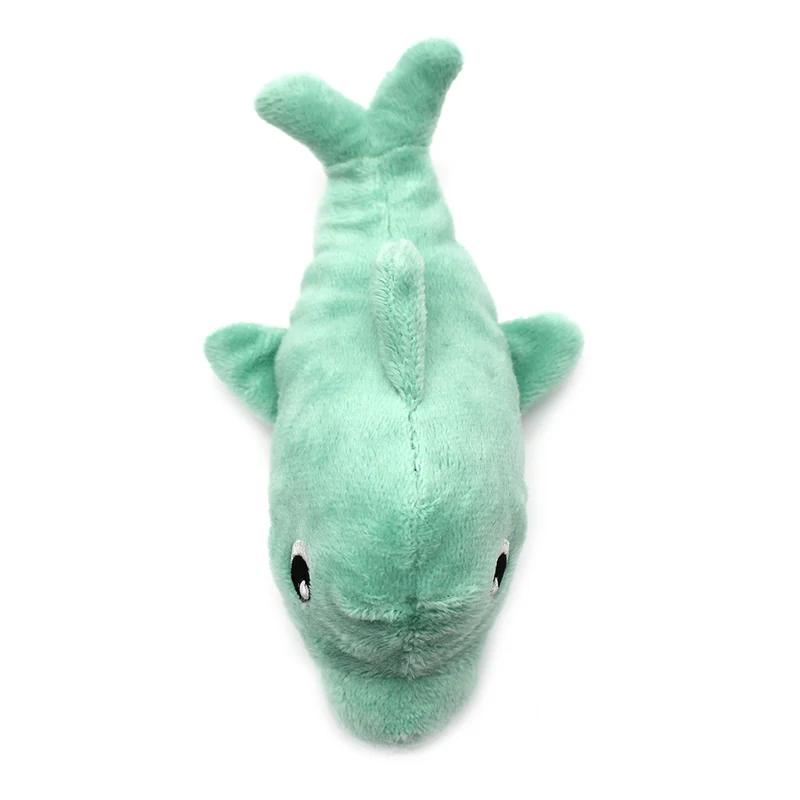 Peluche dauphin Tofou maman et son bébé vert menthe - Les Ptipotos