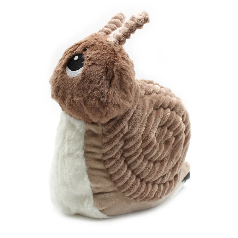 Peluche escargot Speedou maman et son bébé marron beige - Les Ptipotos