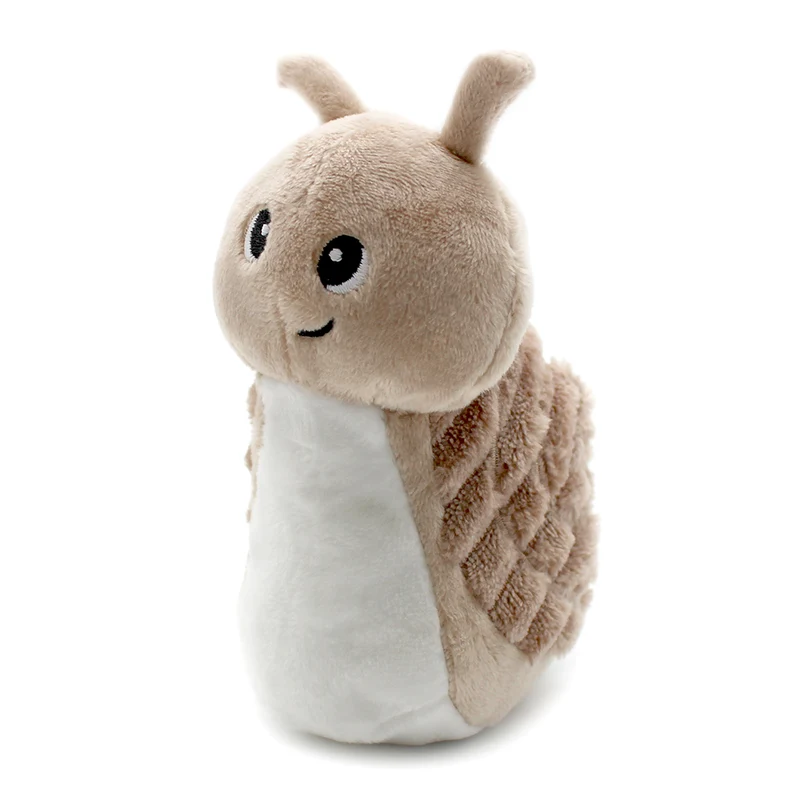 Peluche escargot Speedou maman et son bébé marron beige - Les Ptipotos