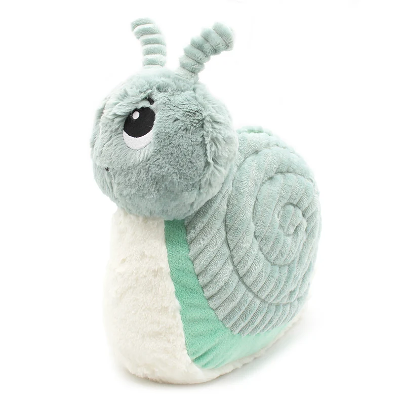 Peluche escargot Speedou maman et son bébé vert menthe - Les Ptipotos