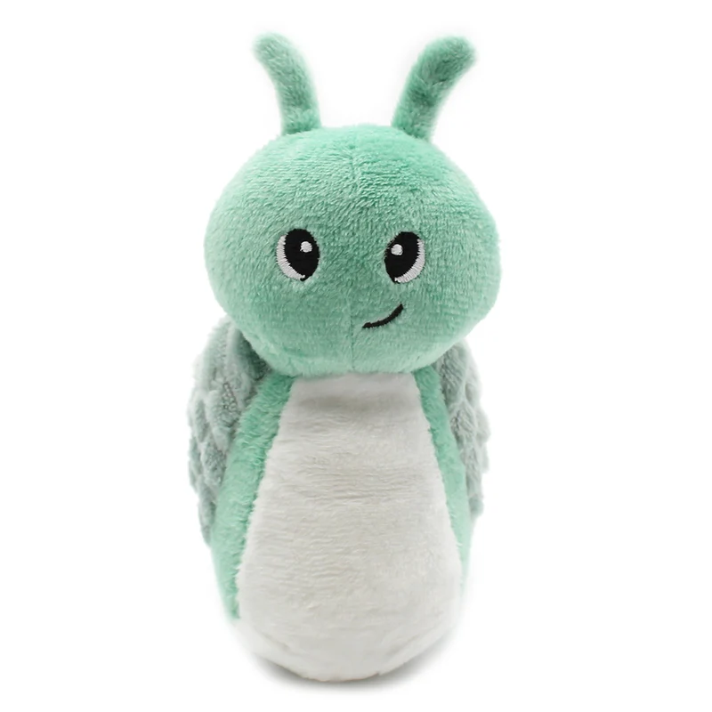 Peluche escargot Speedou maman et son bébé vert menthe - Les Ptipotos