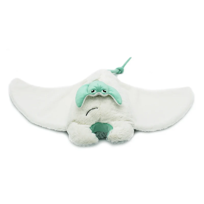 Peluche raie manta Mantalou maman et son bébé menthe - Les Ptipotos