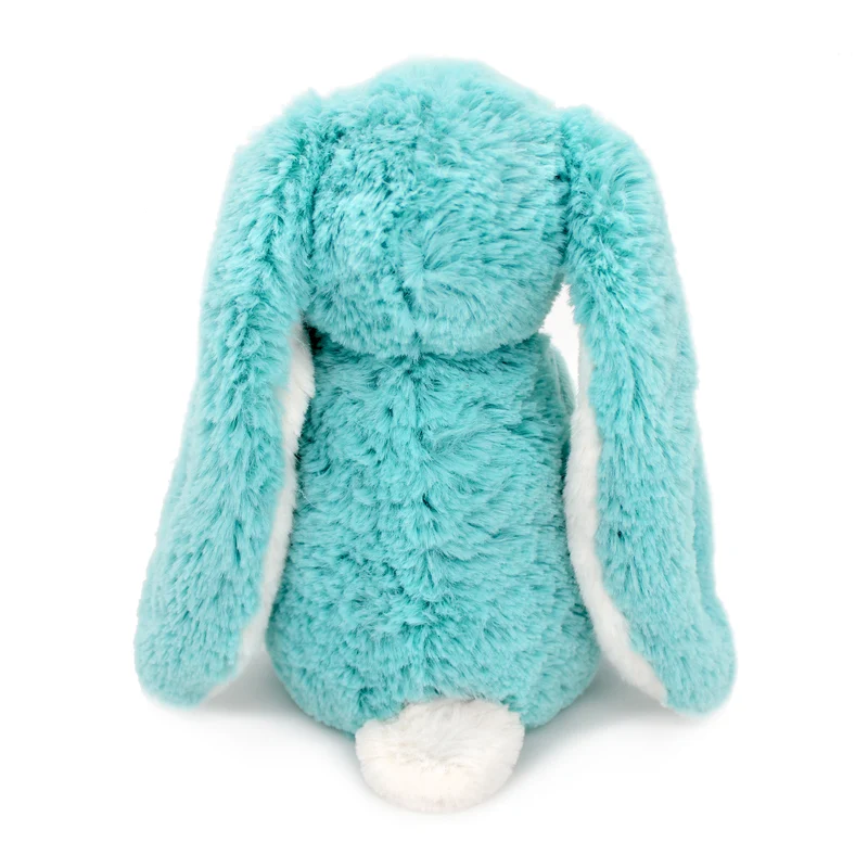 Peluche lapin Toudou maman et son bébé bleu aqua - Les Ptipotos