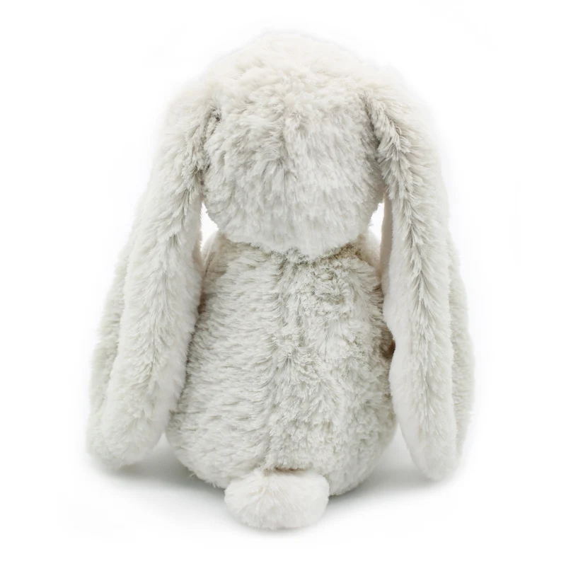 Peluche lapin Toudou maman et son bébé gris clair - Les Ptipotos