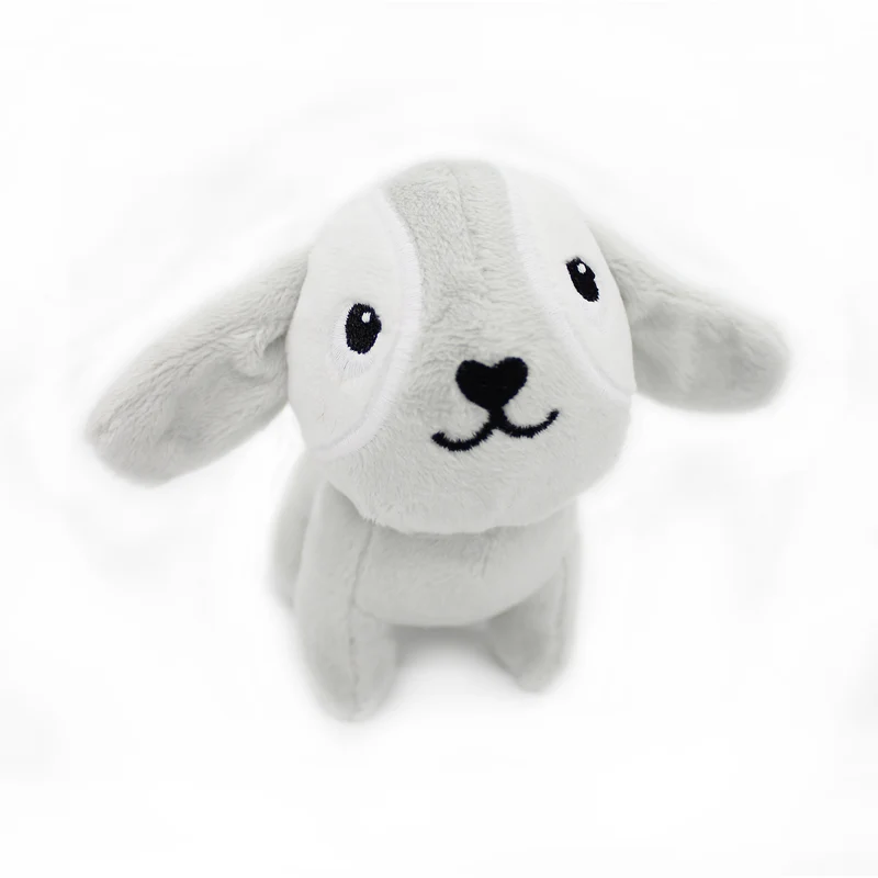 Peluche chien Toutou maman et son bébé gris - Les Ptipotos