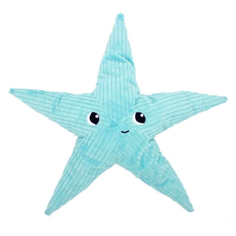 Peluche étoile de mer Wahou maman et son bébé bleu aqua - Les Ptipotos