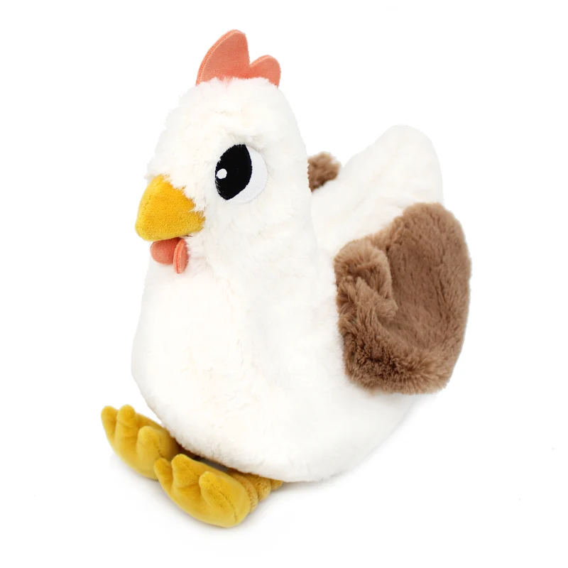 Peluche poule Pioupiou maman et son bébé blanc - Les Ptipotos