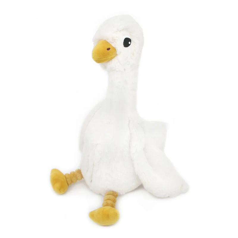 Peluche oie Jébongou maman et son bébé blanc - Les Ptipotos