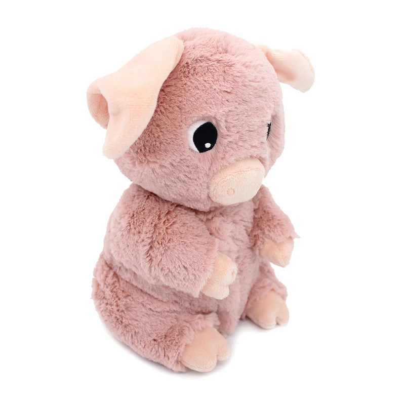 Peluche cochon Barbekiou maman et son bébé rose - Les Ptipotos