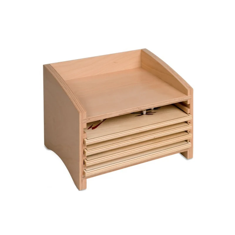 Cabinet de rangement des puzzles animaux - Nienhuis AMI