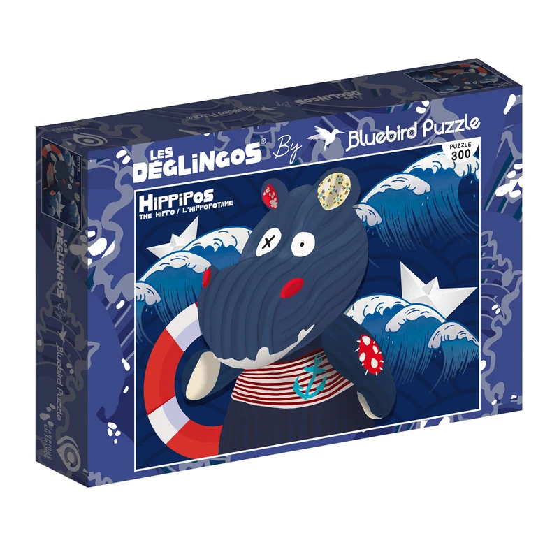 Puzzle Hippipos l'hippopotame 300 pièces