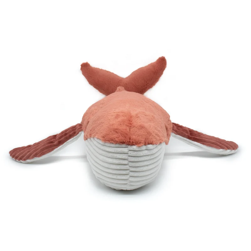 Peluche baleine Gravillou maman et son bébé terracotta - Les Ptipotos