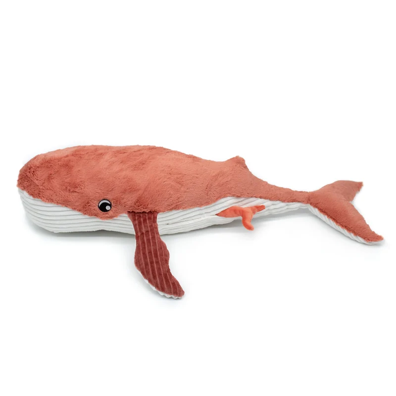 Peluche baleine Gravillou maman et son bébé terracotta - Les Ptipotos
