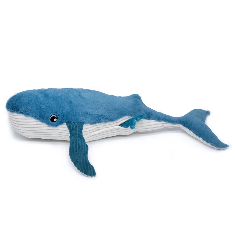 Peluche baleine Gravillou maman et son bébé bleu - Les Ptipotos