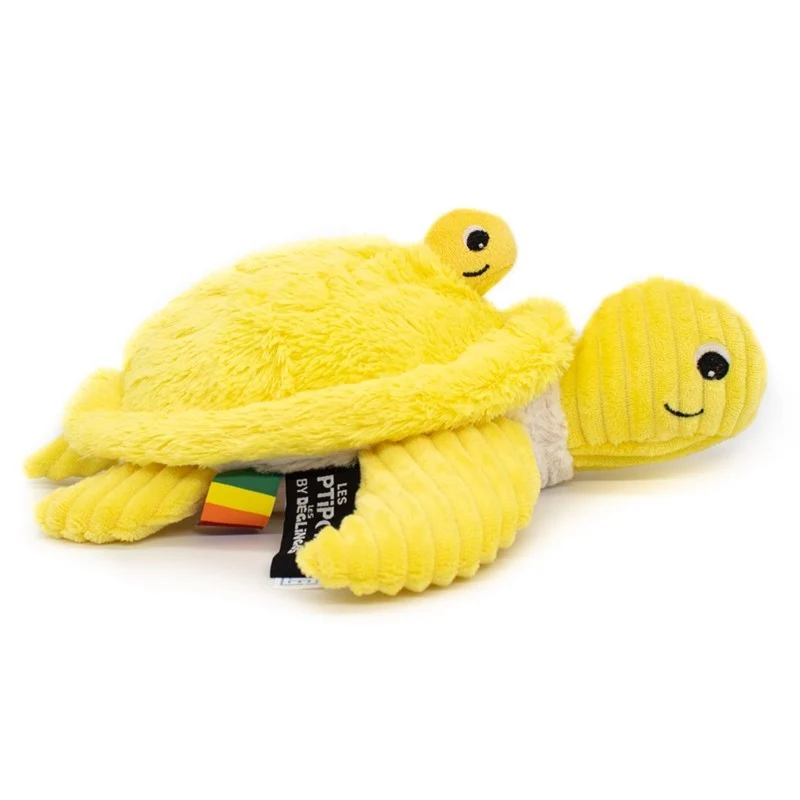 Peluche tortue Sauvenou maman et son bébé jaune - Les Ptipotos