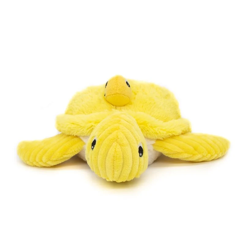 Peluche tortue Sauvenou maman et son bébé jaune - Les Ptipotos