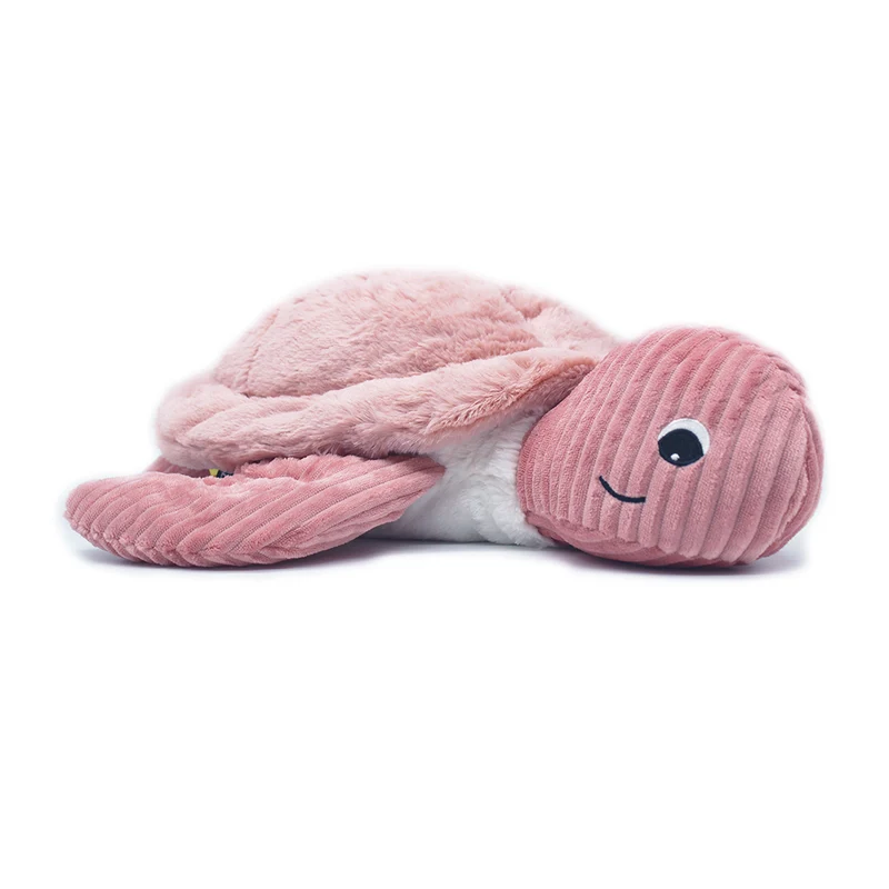 Peluche tortue géante Sauvenou rose - Les Ptipotos