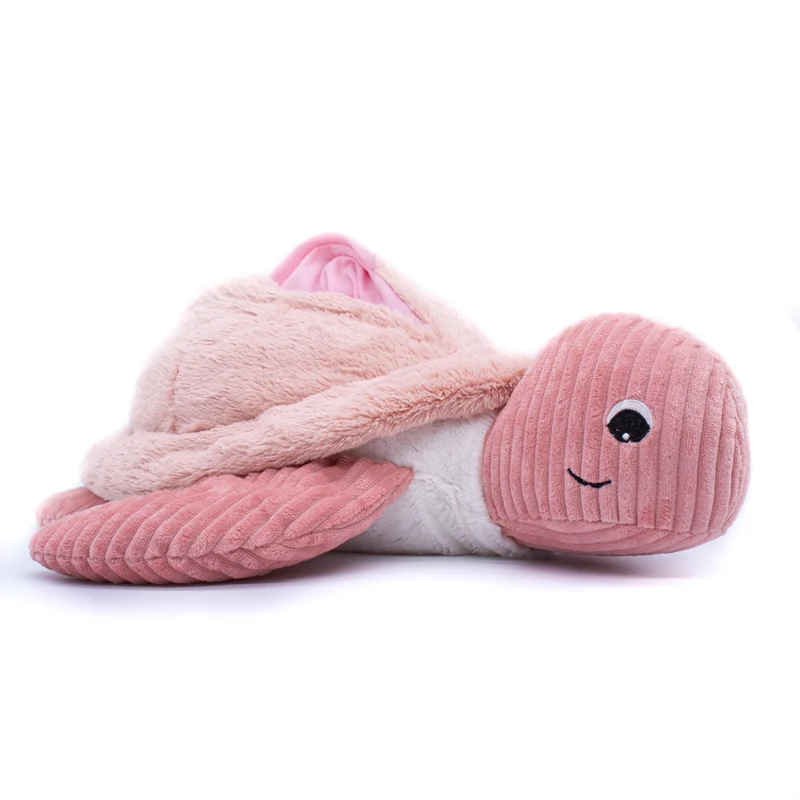 Peluche tortue géante Sauvenou rose - Les Ptipotos