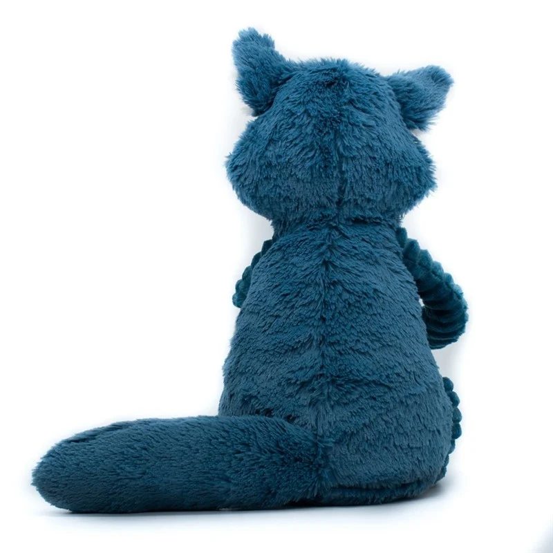 Peluche raton laveur Netoitou bleu - Les Ptipotos