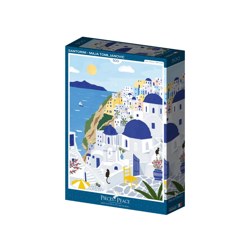 Puzzle Rainbow Santorini - 500 pièces