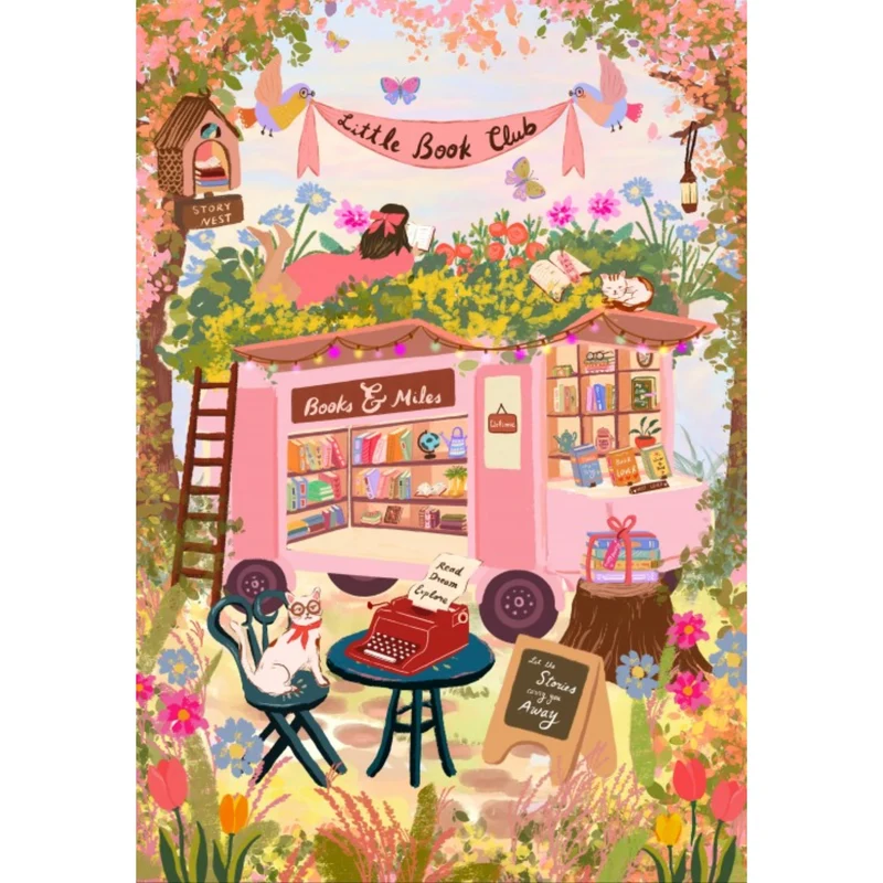 Puzzle Livres Itinérants - 1000 pièces