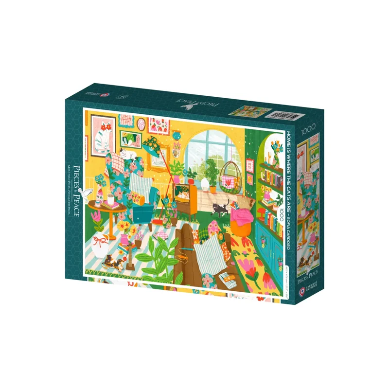 Puzzle Home is Where the Cats are - 1000 pièces