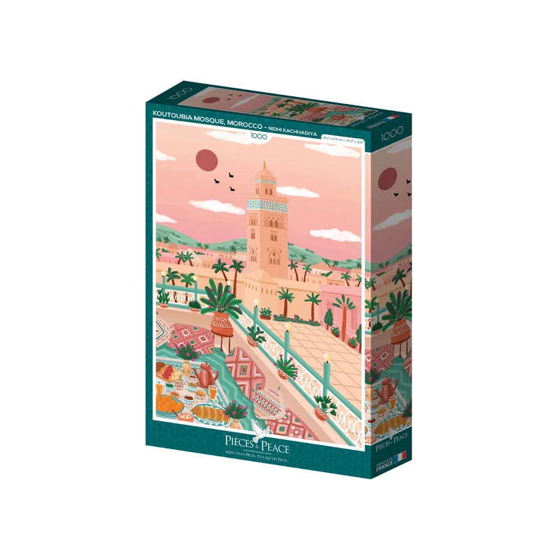 Puzzle Koutoubia Mosqué Morocco - 1000 pièces