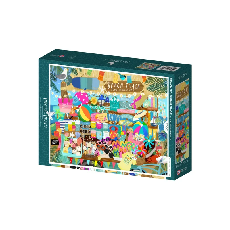 Puzzle Boutique Souvenirs de Plage - 1000 pièces
