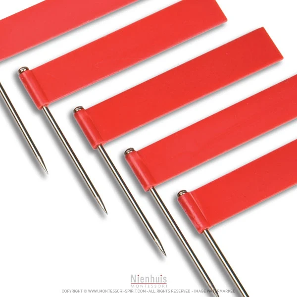 Drapeaux supplémentaires rouge x10