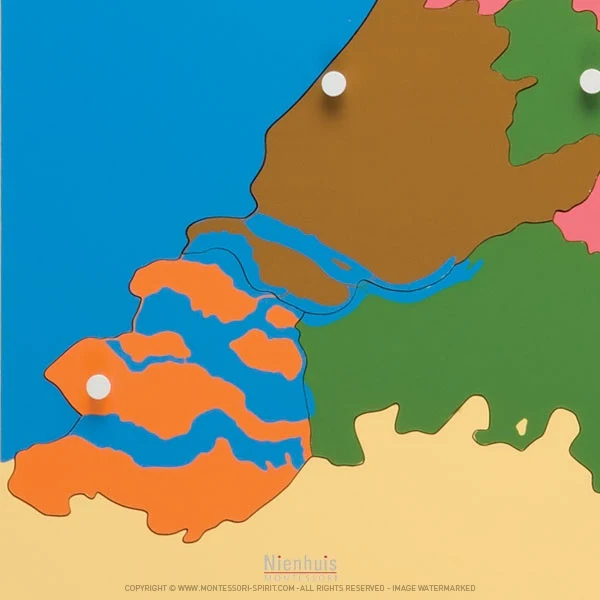 Carte puzzle des Pays-Bas