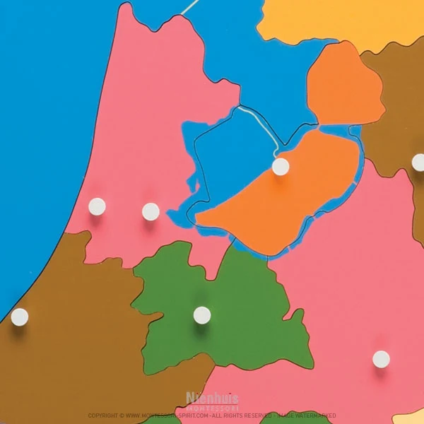 Carte puzzle des Pays-Bas