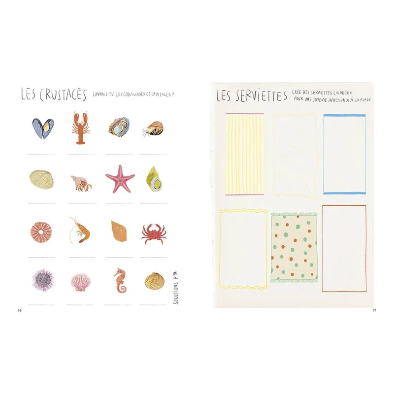 Cahier d'activités - Sieste - Zoé de Las Cases