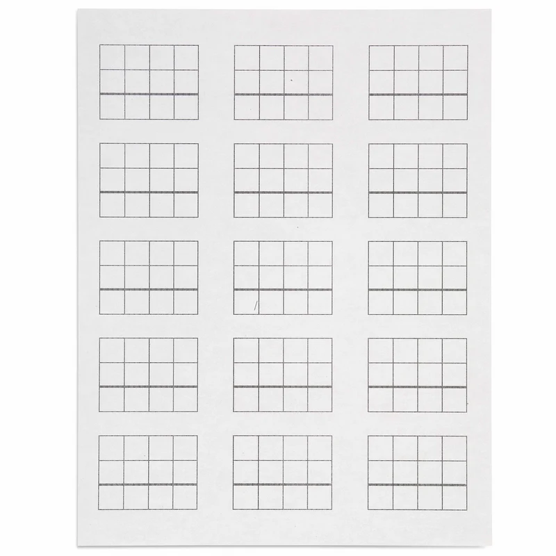 500 feuilles pour jeu des timbres - Nienhuis AMI